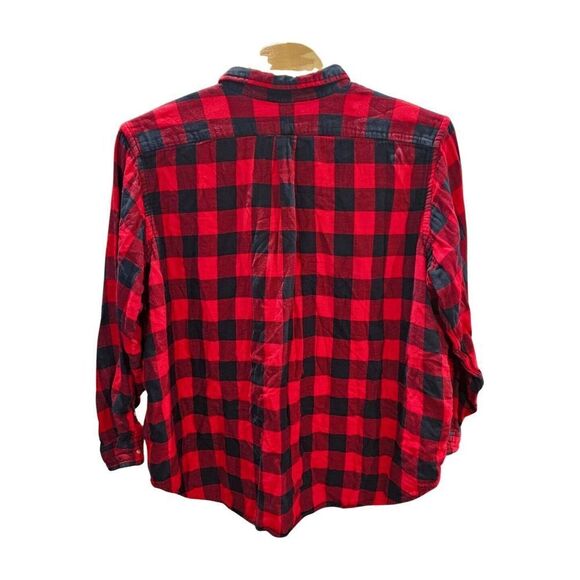 Ralph Lauren Long Sleeve Button Down Checked Double Faced Flannel Shirt Mens 3XB - Picture 3 of 7